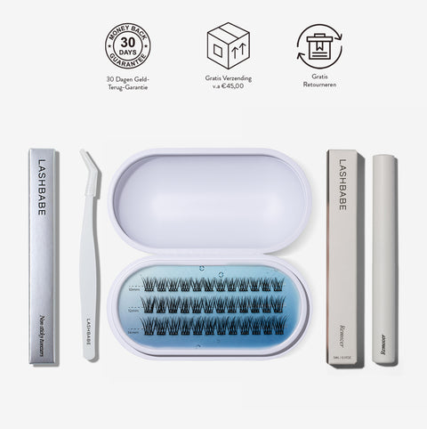 Lash Vitamins - Aqua Pre-Glued Cluster Starter Kit