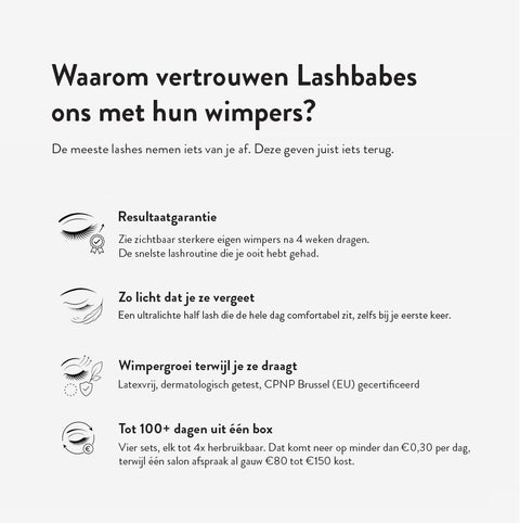 Lash Vitamins - Half Lashes