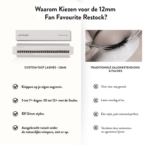 Custom Fast Lashes - 12mm Restock