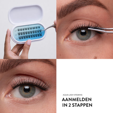 Lash Vitamins - Aqua Pre-Glued Lash Clusters
