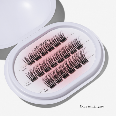 Lash Vitamins - Pre-Glued Cluster Lash Caffeine Pep Effect Starter Kit
